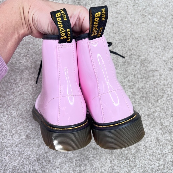 Dr. Martens 1460 Patent Leather Pink Lace Up Boots 36 5 - Picture 4 of 7